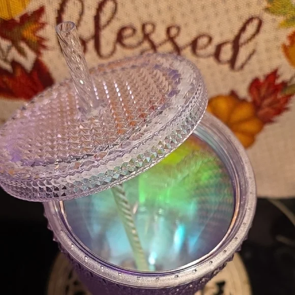 Rare NWT Starbucks Iridescent Textured Tumbler - Picture 3 of 5